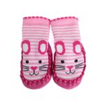 HelloBaby Kız Çarık Çorap Bebek - Açık Pembe