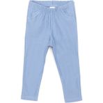 Hellobaby Kız Denim Görünümlü Tayt Kız Bebek - Mavi - 9 Ay
