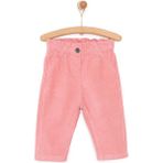 HelloBaby Kız Kadife Pantolon Kız Bebek - 9 Ay - Gül Kurusu