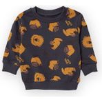 Hellobaby Köpek Desenli Sweatshirt Erkek Bebek - 2 Yaş - Gri