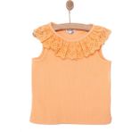 Hellobaby Romantic Garden Kız Bluz Kız Bebek - Somon - 9 Ay