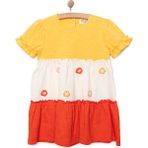 Hellobaby Sweet Peach Elbise - Sarı - 1 Yaş