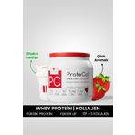 Hellobari Formula Protecoll Whey Protein ve Kollajen Çilek Aromalı 10 Porsiyon