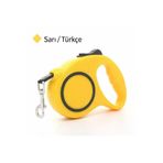 Hellomoon SJ Makaralı Otomatik 5 Metre Geri Çekilebilen Kedi ve Köpek Gezdirme Tasması / Max 15 Kg