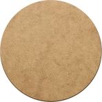 Hellove Daire Duralit Supla 6 Adet Levha Yuvarlak Supla Amerikan Servisi - 33 x 33 cm - Kahve