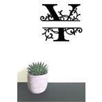 Hellove Dekoratif Ahşap Harf Monogram Harf 1 Adet Dekoratif Duvar Süsü Y Harfi Büyük