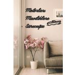 Hellove Motorları Maviliklere Süreceğiz Duvar Yazısı Tablo Ahşap Duvar Tablo