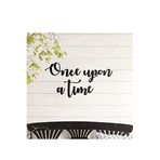 Hellove Once Upon A Time Duvar Süsü Duvar Yazısı Dekoratif Ahşap Duvar Süsü
