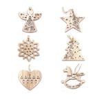 Hellove Yılbaşı Ağacı Süsü 6 lı Yılbaşı Süsü Noel Süsü Christmas Ornament