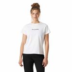 Helly Hansen Bisiklet Yaka T-Shirt, S, 5003268064, Beyaz, Kadın