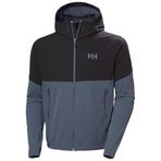 Helly-Hansen Blaze Softshell Kapüşonlu Erkek Sweatshirt - Suya Dayanıklı, Nefes Alabilir ve Rüzgar Geçirmez Ayarlanabilir Kapüşonlu, 860 Alp Fros, L