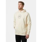 Helly Hansen Core Graphic Bej Kapüşonlu Erkek Sweatshirt