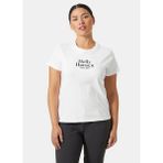 Helly Hansen Core Graphic Kadın Kısa Kollu T-Shirt Beyaz XS