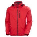 Helly Hansen Crew Hooded Midlayer 2 Erkek Kırmızı Kapüşonlu Mont, Kırmızı, XXL