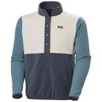 Helly-Hansen Daybreak Snap Kazak - Erkek Hafif Sweatshirt, Nefes Alabilir ve Şık Spor Giyim, Çok Yönlü Dış Mekan Katmanı, 601 Yıkanmış Donanma, S