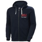 Helly Hansen Erkek Hh logolu tam fermuarlı sweatshirt