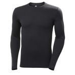 Helly Hansen Erkek Lifa Merino Midweight Crew Tişört Siyah,L