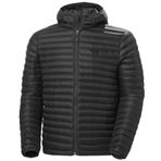 Helly Hansen erkek Sirdal kapüşonlu Insulator kuş tüyü mont Siyah,M