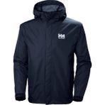 Helly Hansen Erkek Yağmurluk Seven J Outdoor Kullanım İçin Su Geçirmez Lacivert Şişme Mont M Beden