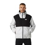 Helly Hansen Ervik Ins Rain Siyah Beyaz Erkek Mont