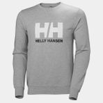 Helly Hansen HH Logo Crew Erkek Gri Yuvarlak Yaka Tişört