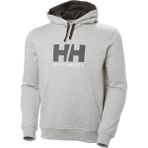 Helly Hansen Hh Logo Hoodie Gri Erkek Sweatshirt