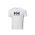 Helly Hansen HH LOGO T-SHIRT 3.0 Erkek Polo Tişört, Beyaz, XS