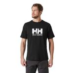 Helly Hansen HH LOGO T-SHIRT 3.0 Erkek Polo Tişört, Siyah, L