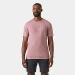 Helly Hansen Hh Tech Logo Erkek T-Shirt - XL - Gül Kurusu