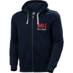 Helly Hansen HHA.34163-597 HH Logo Full Zip Navy Hoodie Erkek Sweatshirt