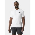 Helly Hansen HHA.34590_HHA.002HP RACE Beyaz Fitted Logo Baskılı Erkek Polo T-Shirt