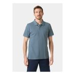 Helly Hansen HHA.54543_HHA.601HUDSON Açık Lacivert Normal Logo Baskılı Erkek Polo T-Shirt