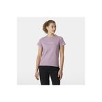 Helly Hansen HHA.54591_HELLY HANSEN W CORE T-SHI Mor Bisiklet Yaka Normal Düz Kadın T-Shirt