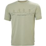 Helly Hansen HHA.63082 Skog Recycled Graphic Gri Erkek T-shirt
