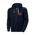 Helly Hansen HHA34163597 Logo Full Zip Hoodie Erkek Kapüşonlu Tam Fermuarlı Sweatshirt