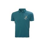Helly Hansen Hp Race Erkek Yeşil Klasik Yaka Polo Tişört, M, 34416-453