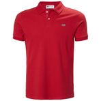 Helly Hansen Hudson Logo Baskılı Polo T-Shirt, M, 5003360029, Kırmızı, Erkek