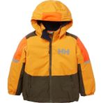 Helly Hansen K Rider 2.0 Ins Haki Sarı Çocuk Kayak Montu