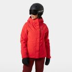 Helly Hansen Kırmızı Kadın Snowplay Kayak Montu XL Nefes Alabilir ve Su Geçirmez