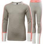 Helly Hansen Kız Çocuk Lifa Merino Termal İçlik Takımı Yumuşak Yün ile Konforlu - 14 Yaş - Gri