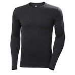 Helly Hansen Lifa Merino Midweight Crew Erkek İçlik Üst Siyah M