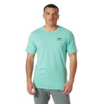 Helly-Hansen NORD GRAPHIC Erkek T-shirt, Açık Turkuaz, XXL