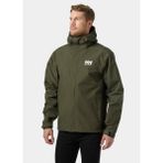 Helly Hansen Seven J Erkek Yağmurluk - 2XL - Yeşil