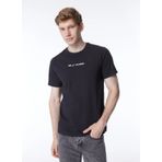 Helly Hansen Siyah Erkek Bisiklet Yaka Baskılı T-Shirt HHA.53936_CORE GRAPHIC