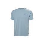 Helly Hansen SKOG RECYCLE Açık Mavi Bisiklet Yaka Normal Düz Erkek T-Shirt, S, 5003268099, Açık Mavi