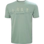 Helly Hansen Skog Recycled Graphic Yeşil Erkek T-shirt