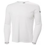 Helly Hansen Tech Erkek Beyaz Bisiklet Yaka Tişört