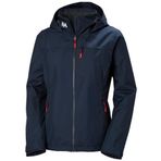 Helly Hansen W CREW HOODED MIDL JACKET 2.0 Kadın Mont, Mavi, L