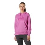 Helly Hansen W HH LOGO HOODIE 2.0 Kadın Kapüşonlu Sweatshirt Pembe, XL