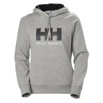Helly Hansen W Hh Logo Hoodie Kadın Kapüşonlu Mavi Sweatshirt